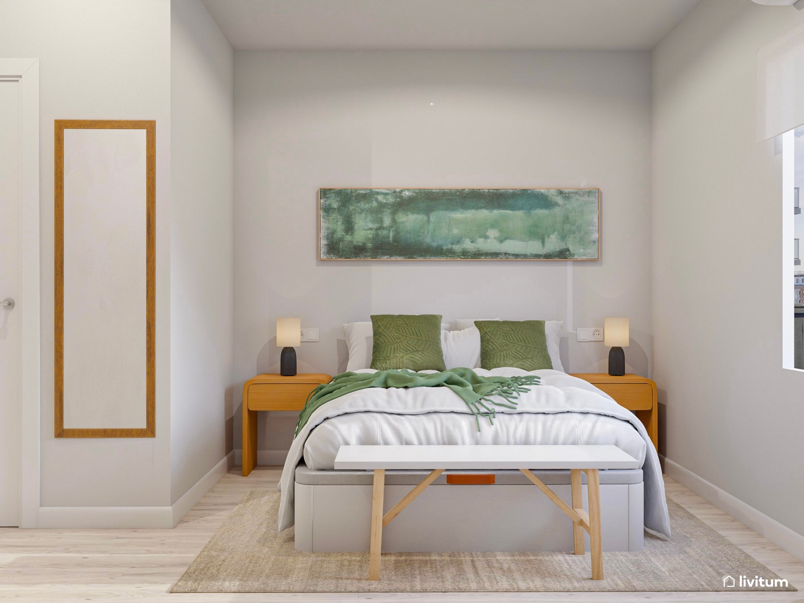 Apartamento con mucho encanto y color