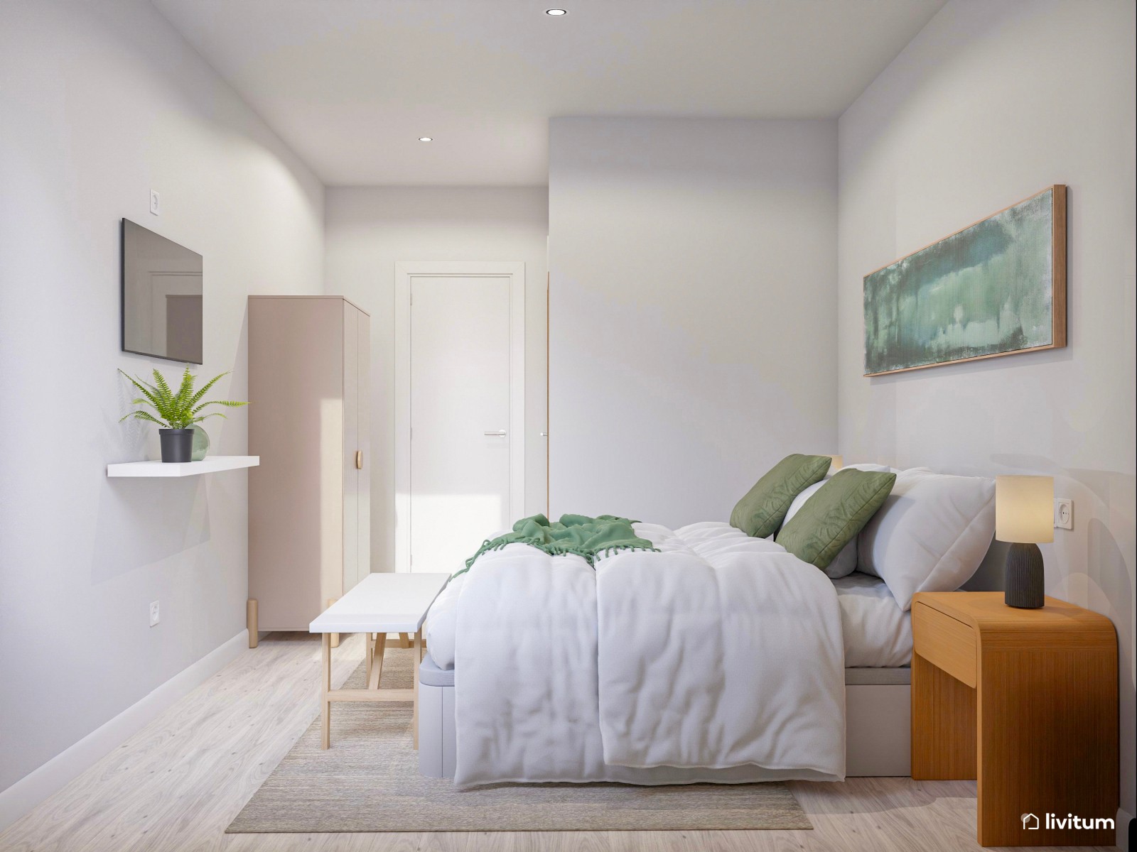Apartamento con mucho encanto y color