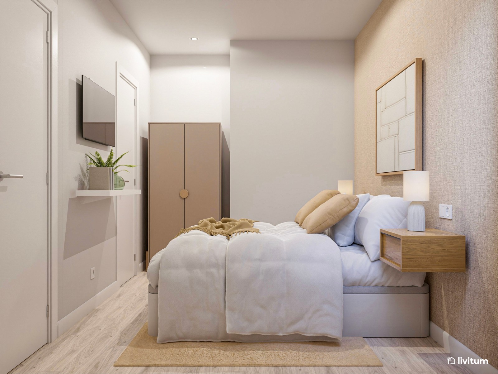 Apartamento con mucho encanto y color