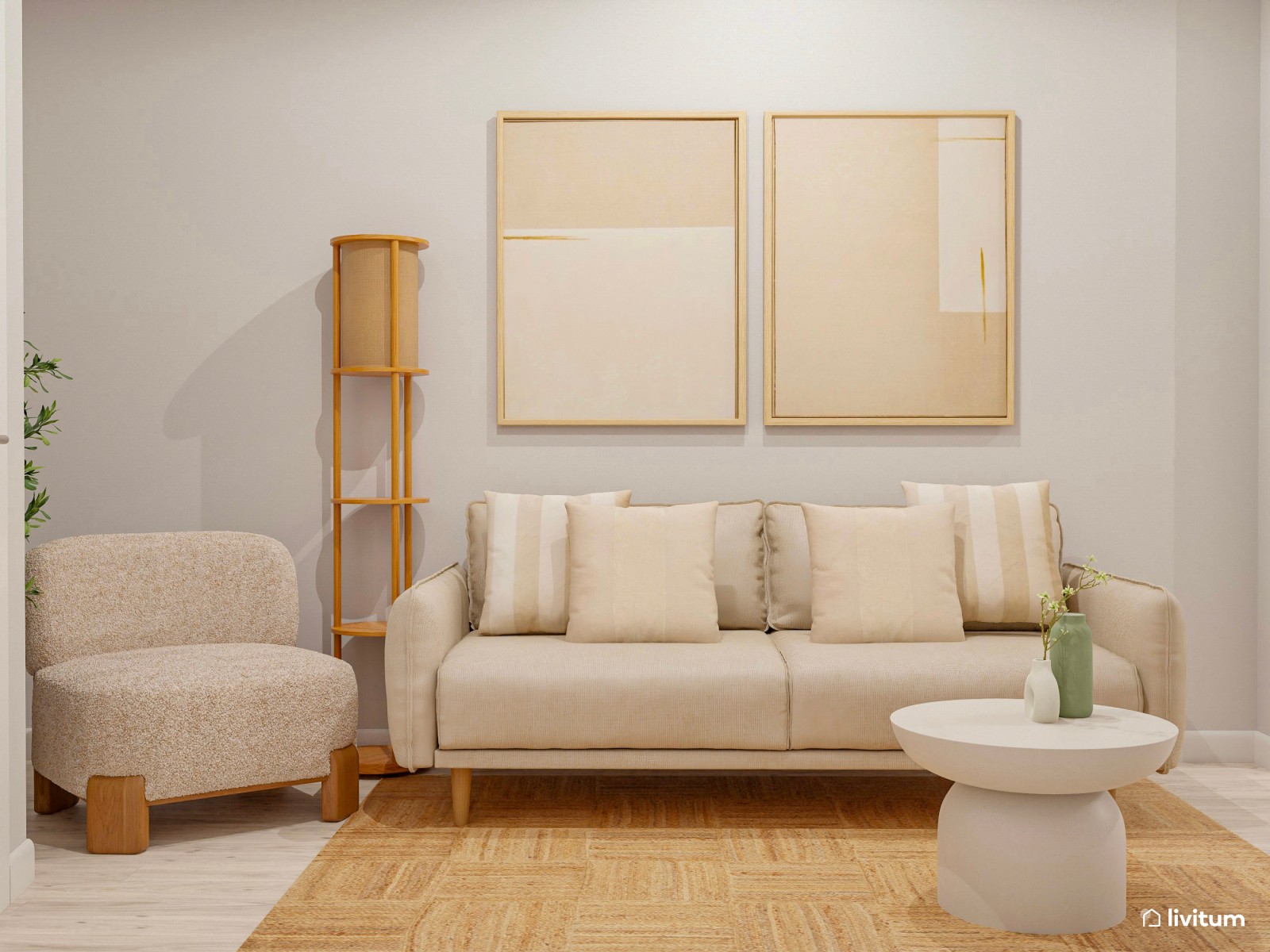 Apartamento con mucho encanto y color