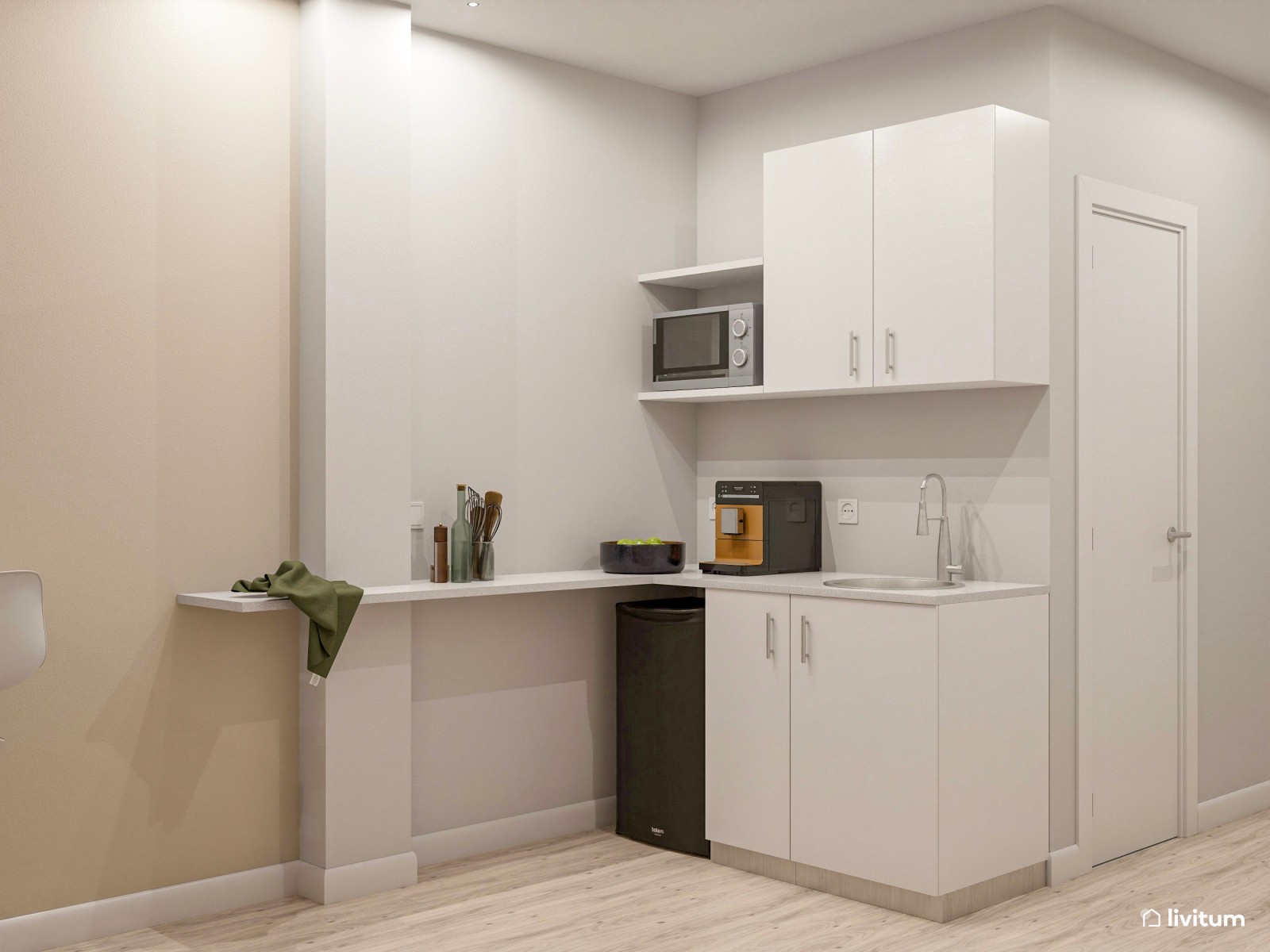 Apartamento con mucho encanto y color