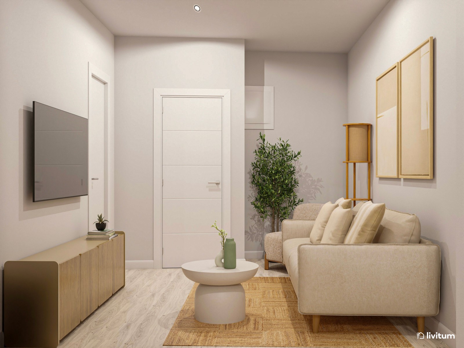 Apartamento con mucho encanto y color