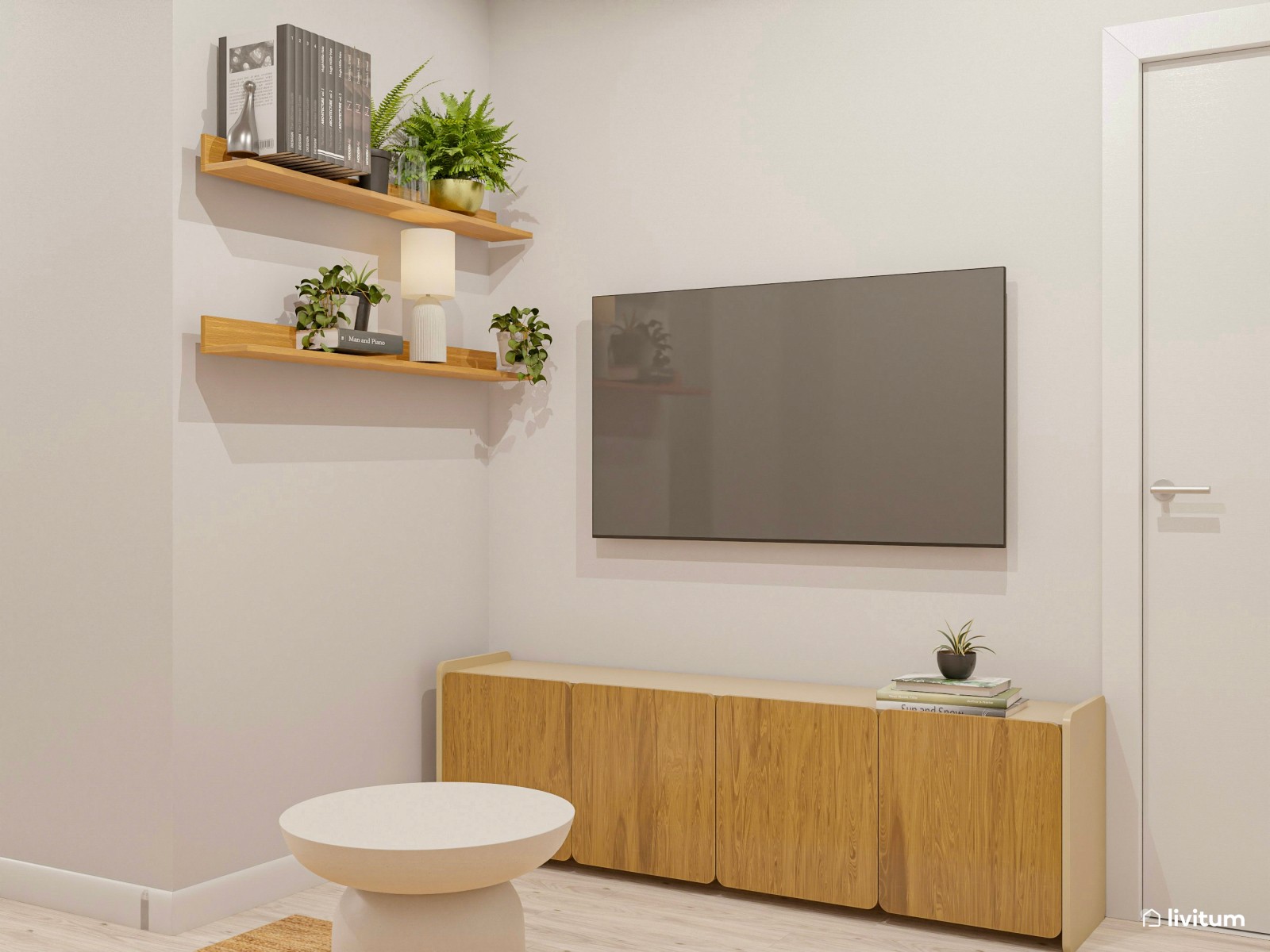 Apartamento con mucho encanto y color
