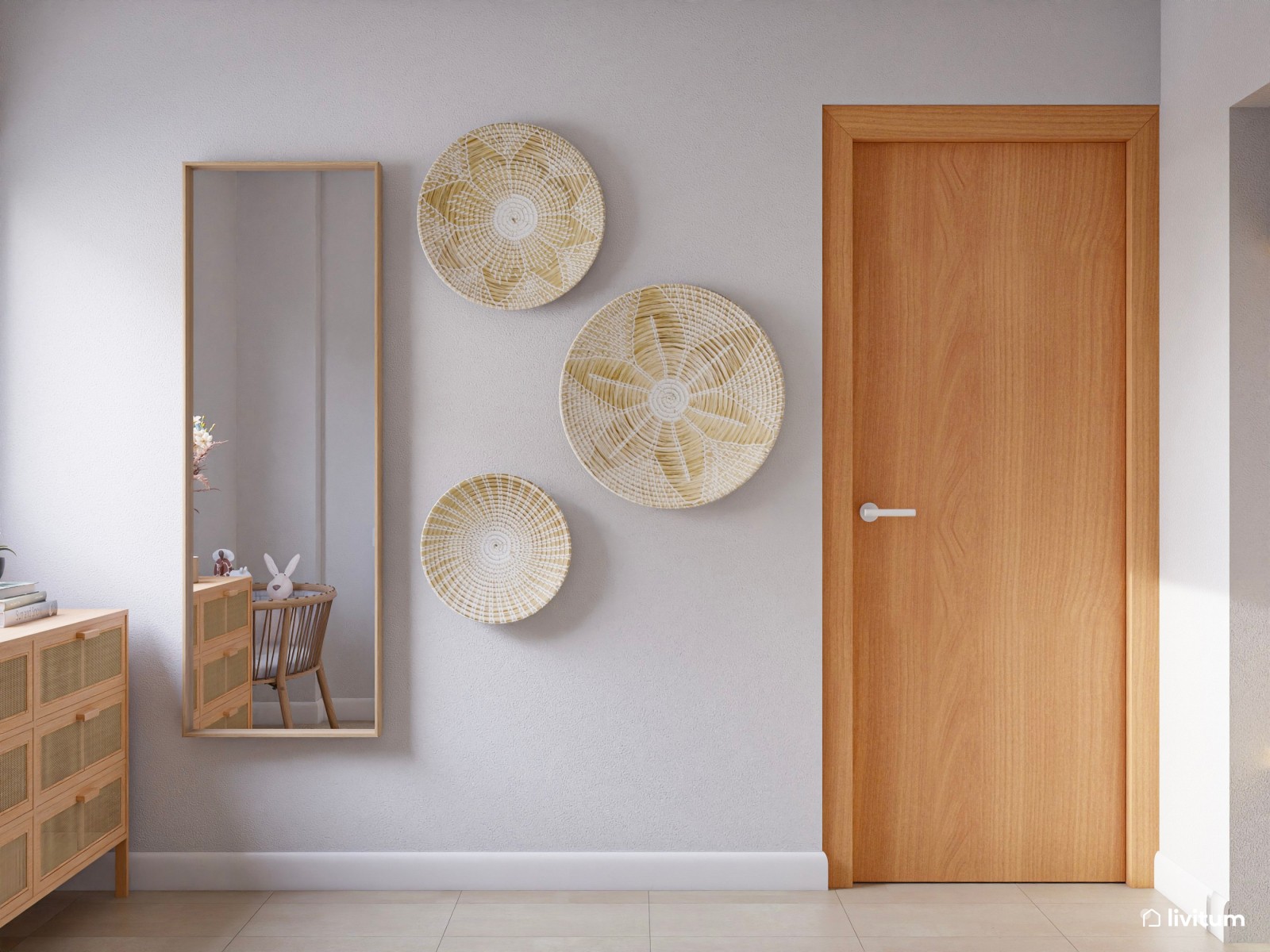 Apartamento de 28 m² con salón comedor, cocina, dormitorio y terraza