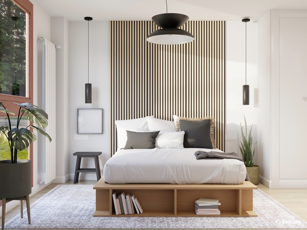 Revestimientos de pared en dormitorio: 10 ideas y consejos 