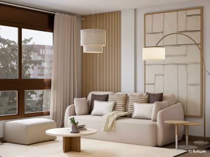 ¿Cómo decorar la pared del sofá? 4 ideas: cuadros, molduras, espejos y palillería