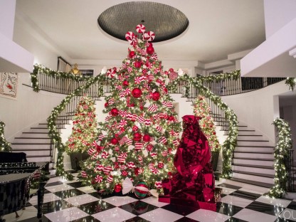 Los 6 árboles de Navidad más espectaculares de los famosos