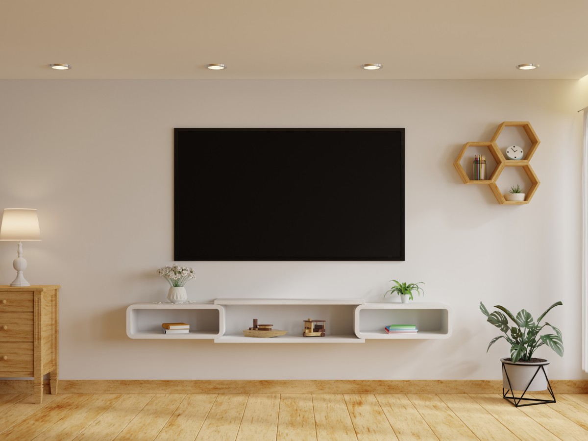 10 formas de colgar la TV en el salón 
