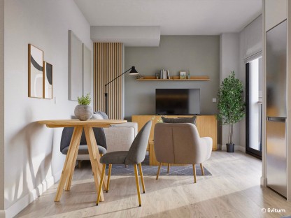Cómo convertimos un piso de alquiler de media estancia en Madrid Río en un espacio con personalidad
