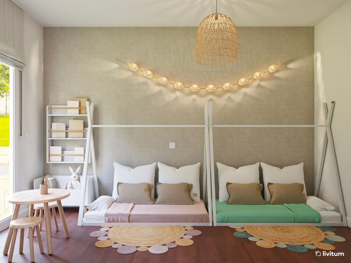 Guía para decorar con colores pastel el dormitorio infantil
