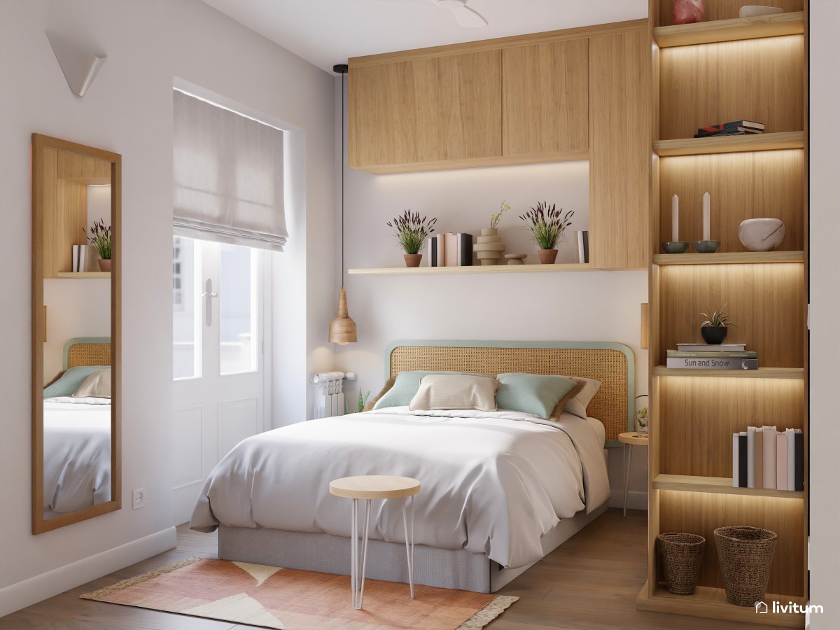 Ocho ideas de almacenamiento para aprovechar el espacio en un dormitorio  pequeño