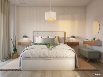 Antes y Después: mira este elegante dormitorio de 14 m² de un cliente de Livitum