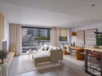 Decoración de salón abierto: 3 propuestas para aprovechar 35 m² al máximo
