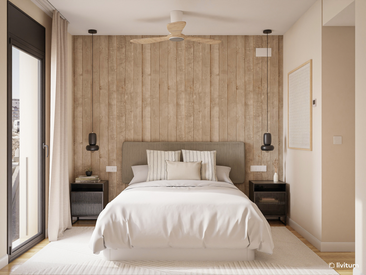 Revestimientos de pared en dormitorio: 10 ideas y consejos 