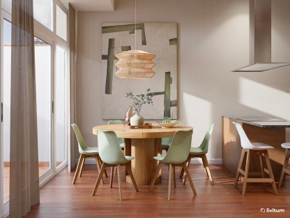 16 comedores pequeños rústicos, nórdicos y minimalistas para inspirar tu hogar