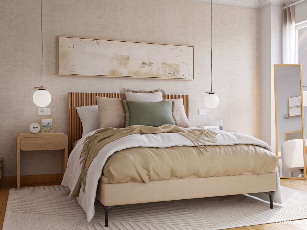 Dormitorios tonos tierra: 19 ejemplos reales de clientes de Livitum