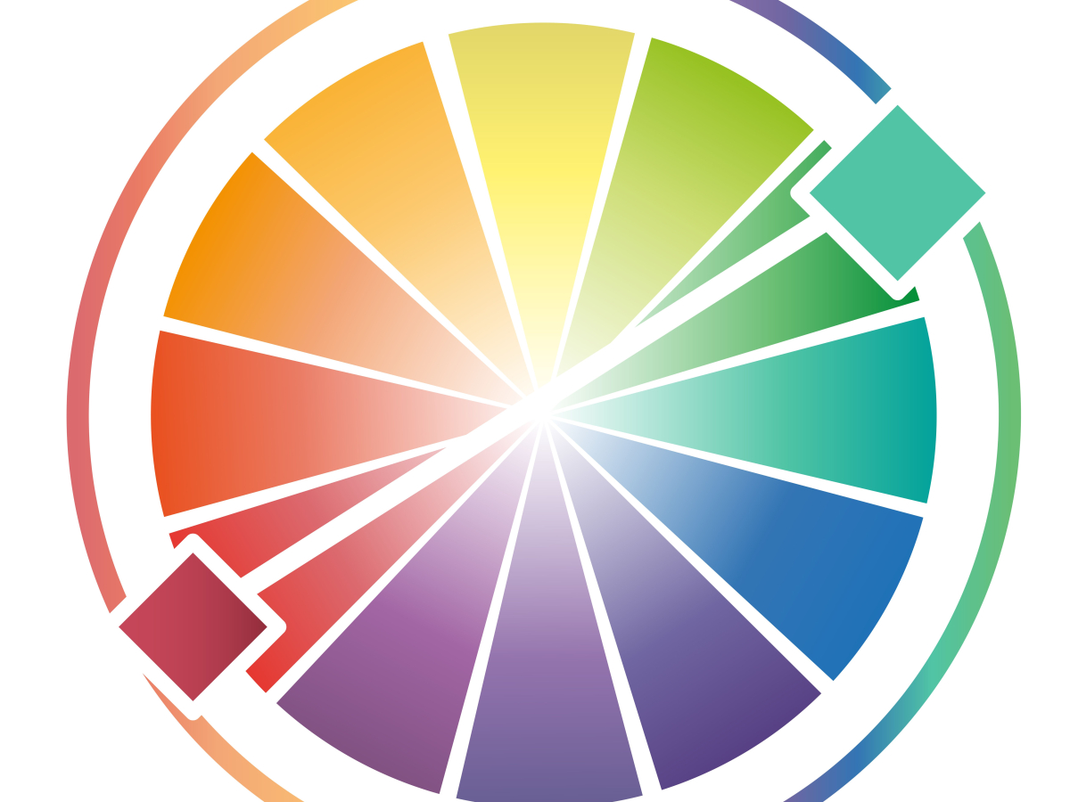 Paleta de colores crom&aacute;tica para colores complementarios 