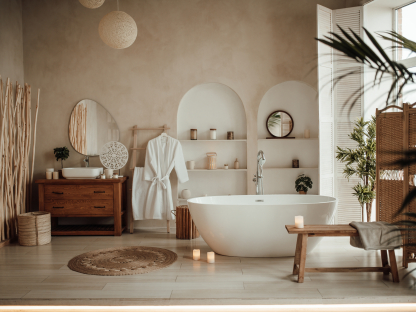 Decoración de baños: cómo crear un spa en casa