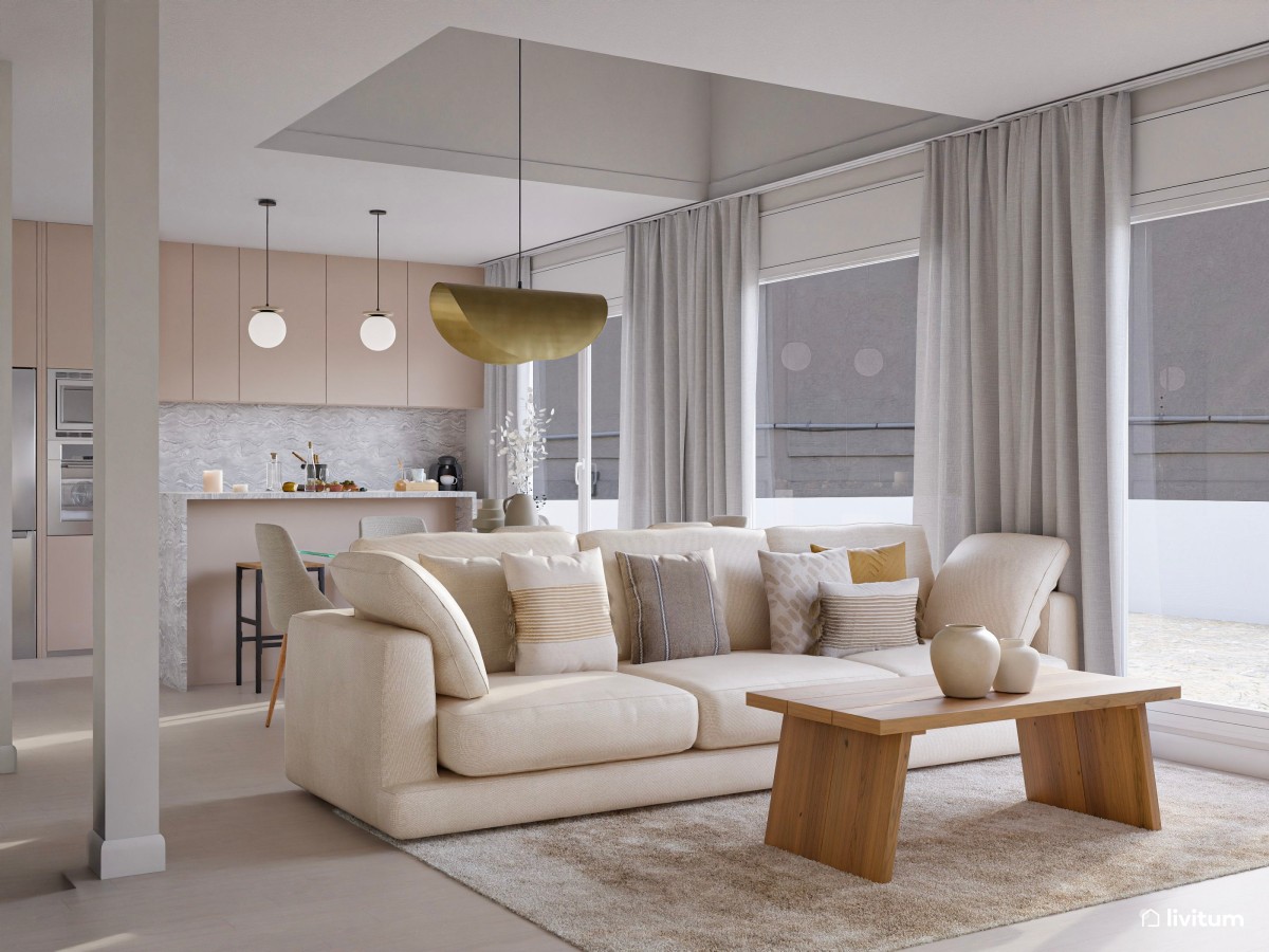 Cómo decorar tu salón según su forma: rectangular, cuadrado, en L o irregular