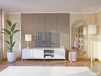 13 ideas originales para decorar paredes del salón sin cuadros