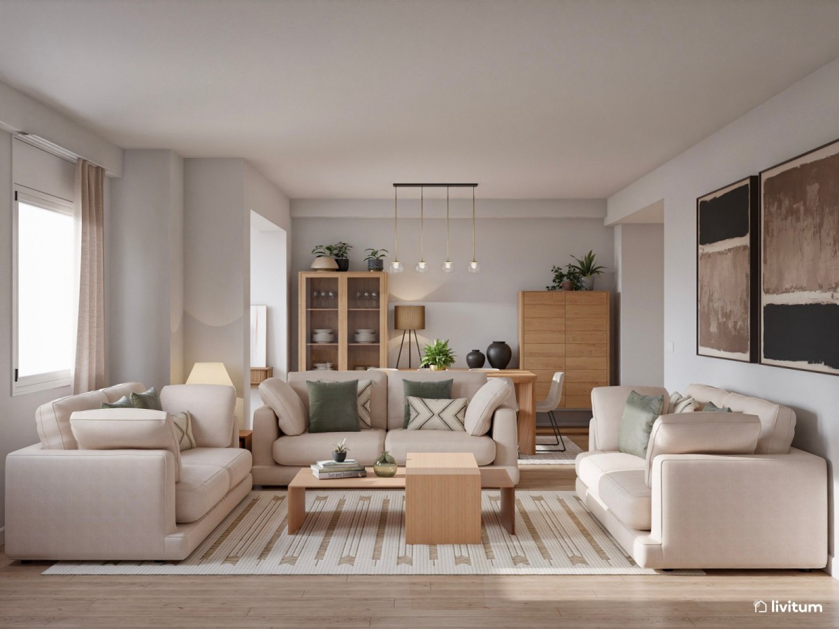 ¿No sabes cuál es tu estilo decorativo? Mira cómo cambia este salón en 6 looks diferentes