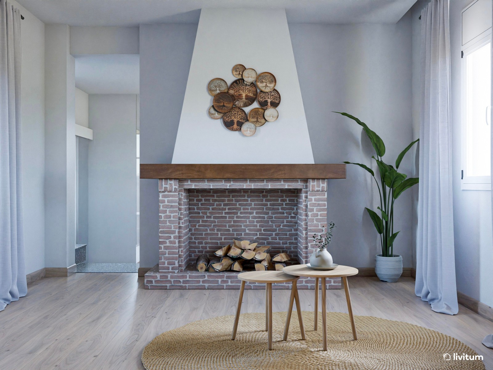 Casa rural de estilo rústico y moderno en Toledo 