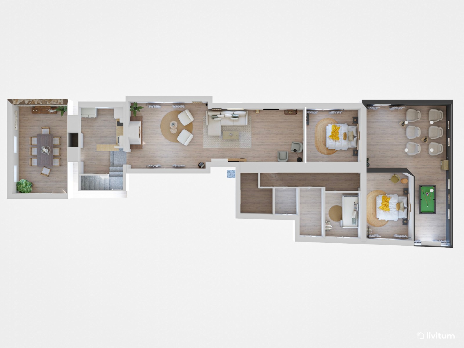 Casa rural de estilo rústico y moderno en Toledo 