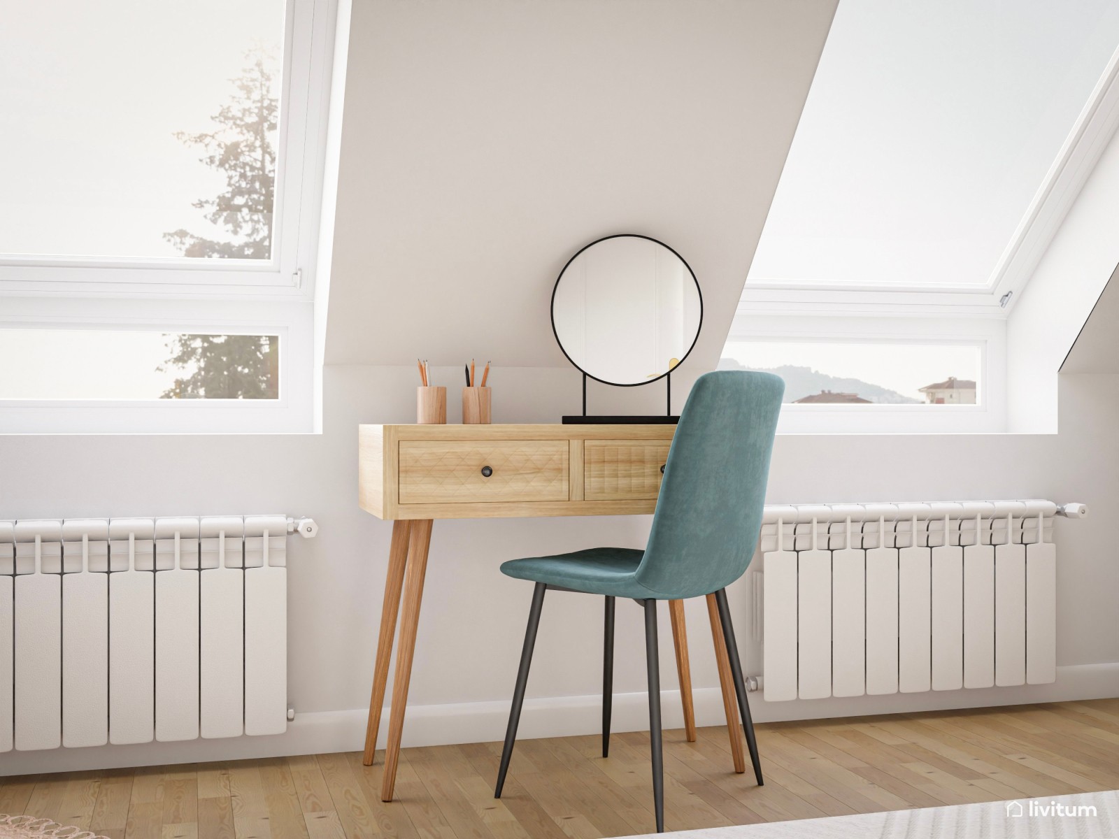 Dormitorio que inspira serenidad y paz en colores neutros