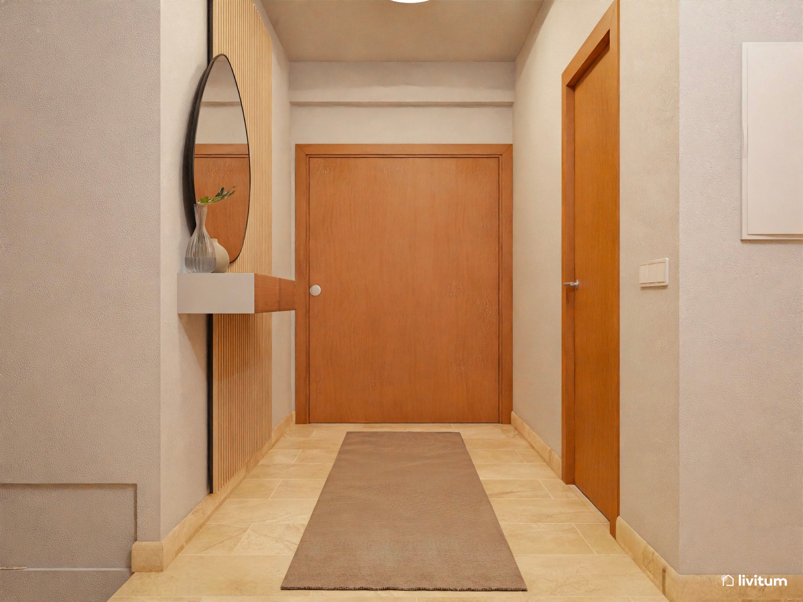 Dos en uno: salones modernos y amplios en un piso de alquiler