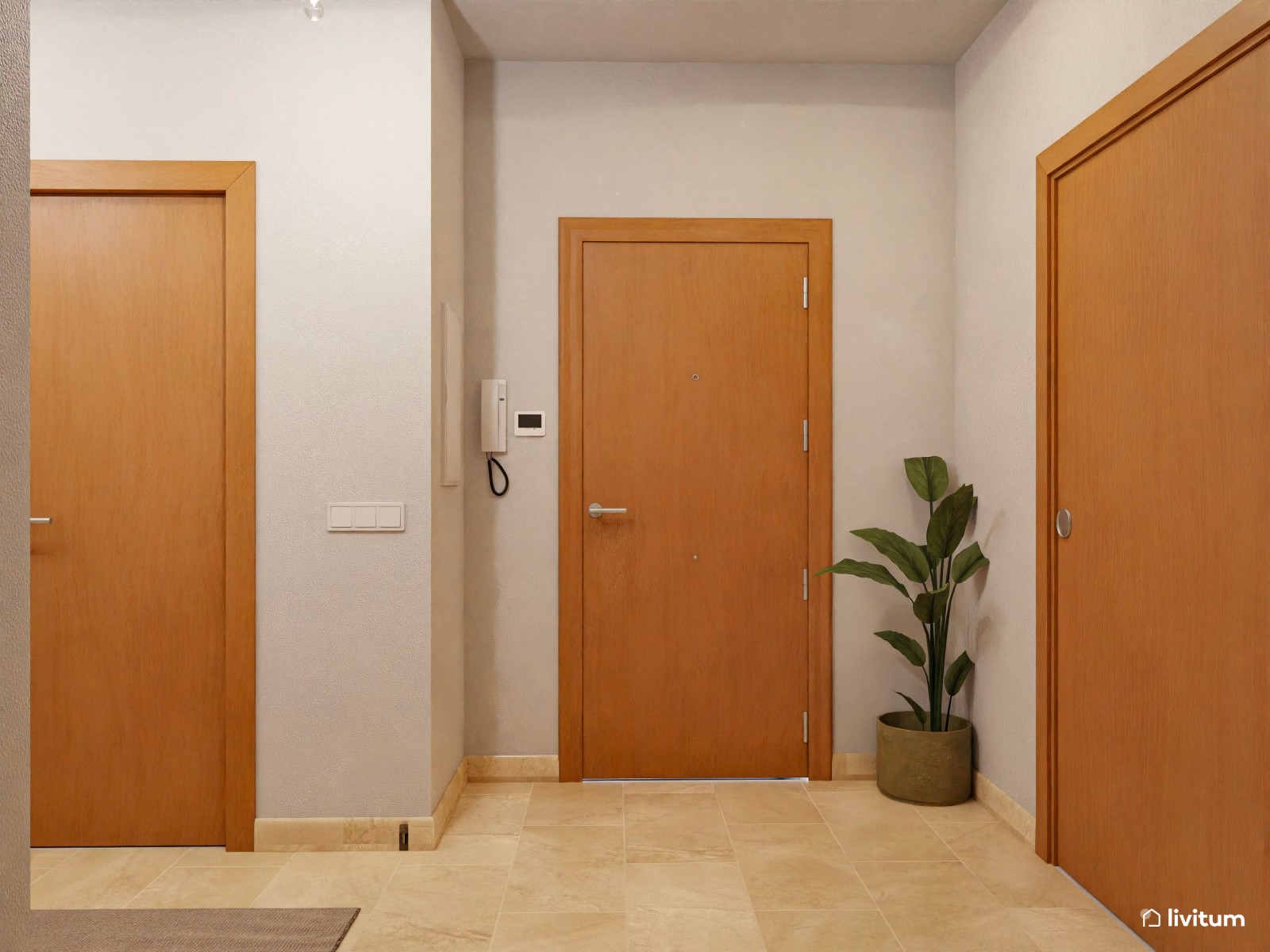 Dos en uno: salones modernos y amplios en un piso de alquiler