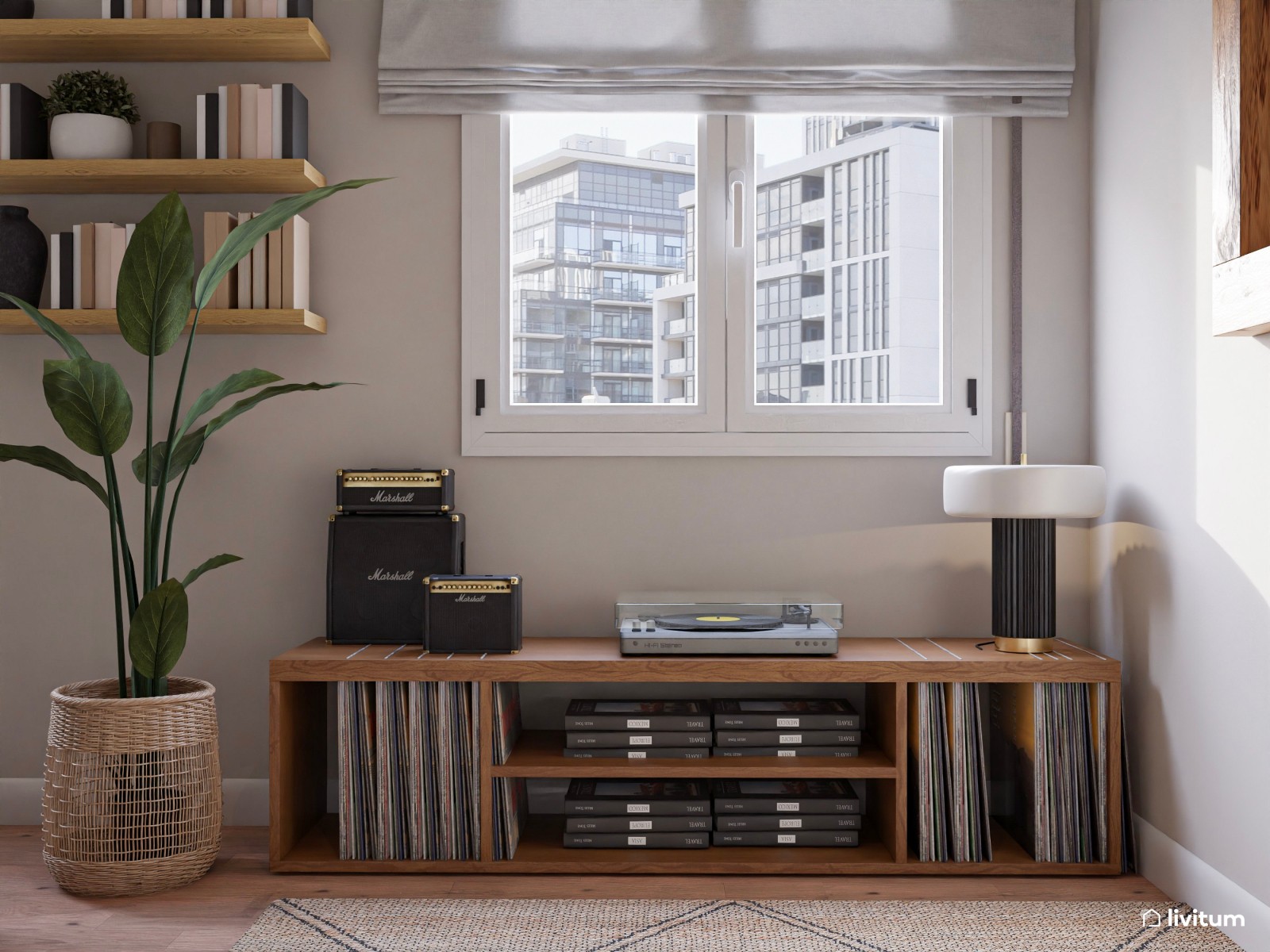 Ecléctico salón comedor con muchos detalles sorprendentes