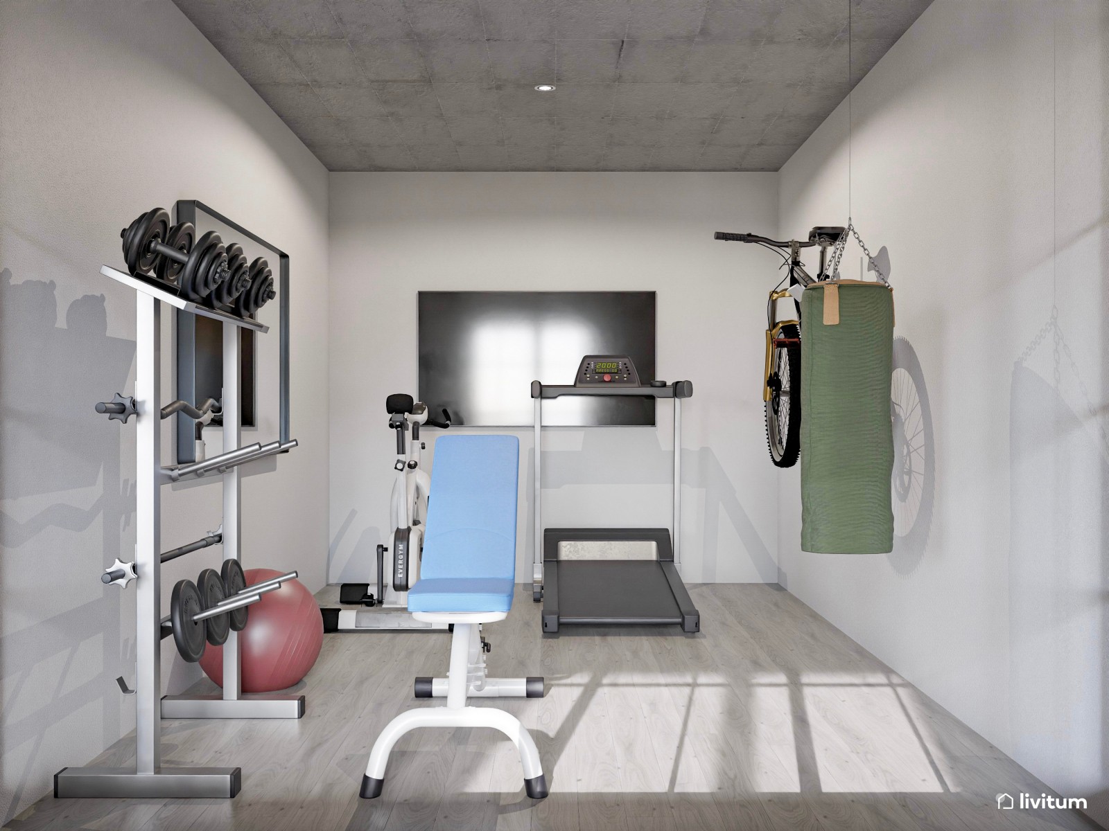 Impresionante sótano con sala de cine, zona de juegos para niños y gimnasio