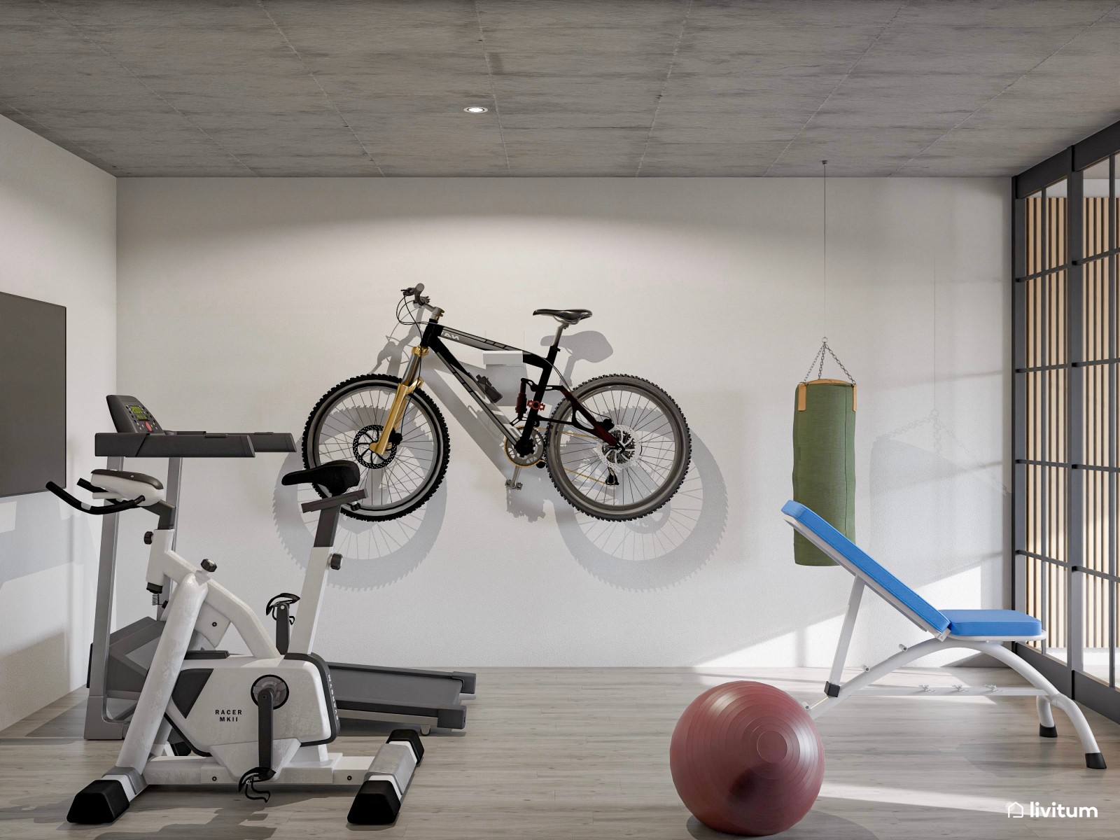 Impresionante sótano con sala de cine, zona de juegos para niños y gimnasio