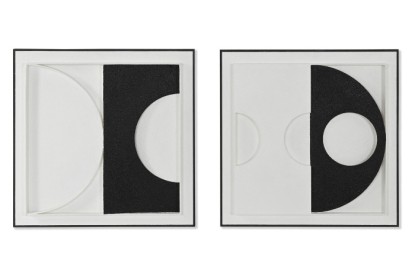 CUADRO YESO MDF 60X6,5X60 ABSTRACTO 3D 2 SURT., Wabitap