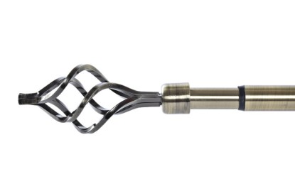 BARRA CORTINA METAL 160X16X16 16/19mm, EXTENSIBLE, Wabitap
