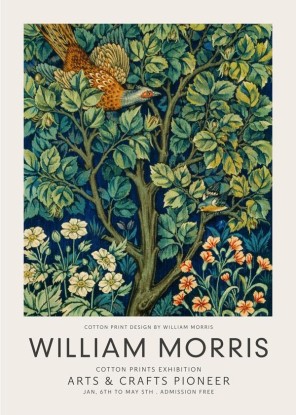 William Morris Cock Pheasant, Artesta