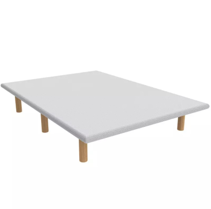 BASE TAPIZADA 3D HAMBURGO BLANCO PARA COLCHÓN DE 90x190, Topdormitorios