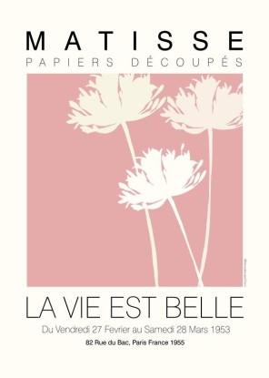Matisse La Vie Est Belle Pink, Artesta