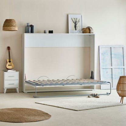 Cama Plegable Abatible Horizontal 135x190 con colchón Visco 3, Topdormitorios