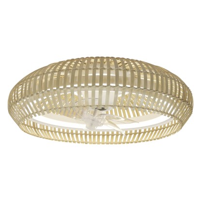 VENTILADOR MILO BLANCO-BAMBOO 55X20CMS - 30W, AJP