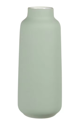 Jarrón de gres verde 23 cm, Maisons Du Monde