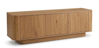 Mueble de Tv Navan de 3 puertas Roble, Luma Home