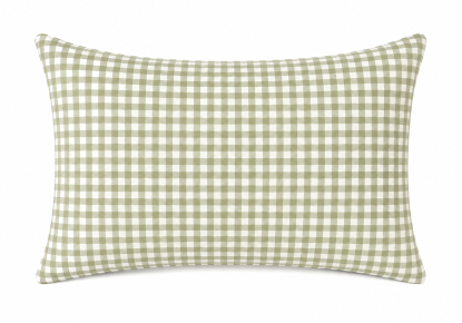 Cojin 100 % Algodon 50x35 Verde Celadon Vichy, Really Nice Things