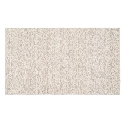 Alfombra crema tejido decoración 200 x 300 cm, Wood Nature