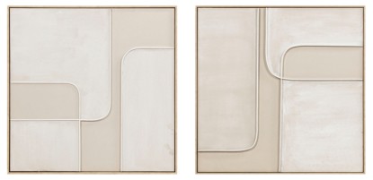 CUADRO LIENZO PS 92X4,5X92 ABSTRACTO 2 SURT., Wabitap