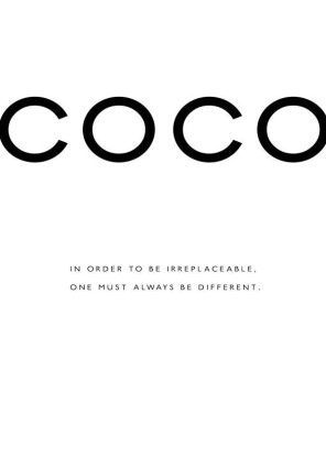 Chanel quote, Artesta