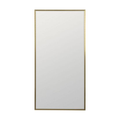 Espejo dorado aluminio decoración 50 x 100 cm, Wood Nature