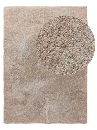 Alfombra pelo largo lavable Melvin Beige/Gris - 200x300, Benuta