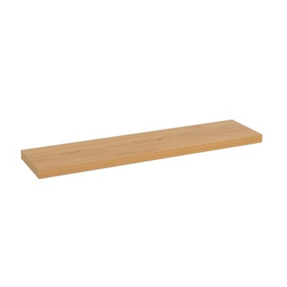 Estante mdf roble miel 100 x 24 x 4 cm, Unimassa