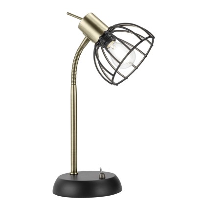 SOBREMESA 1L BERMEO NEGRO MATE 1 X 40W E-14, AJP